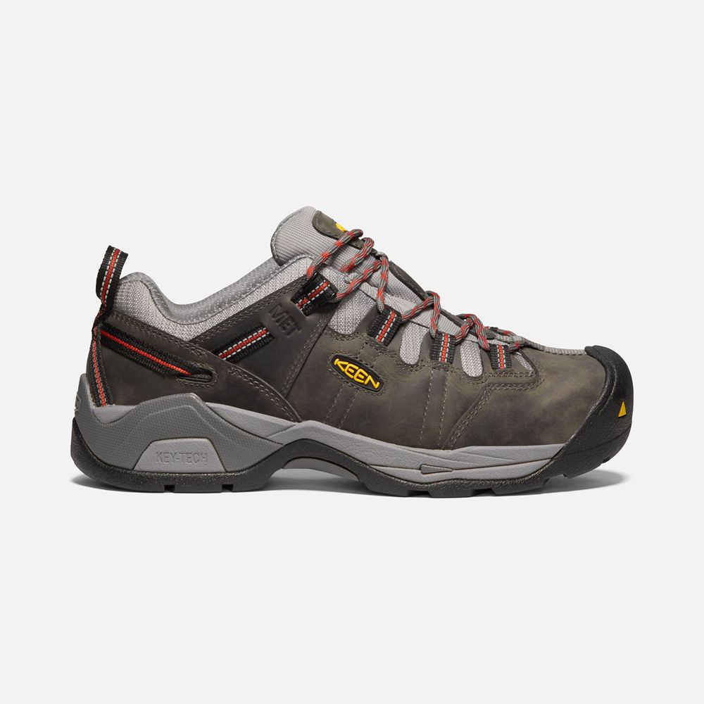 Keen Werkschoenen Heren Donker Grijs - Detroit Xt Internal Met (Steel Toe) - 81697-TIYK